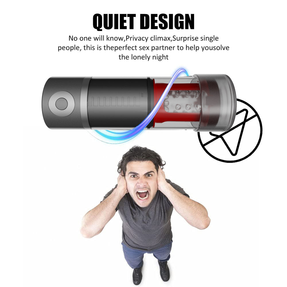 Sexeeg Male Automatic Telescopic Rotation Masturbation Cup