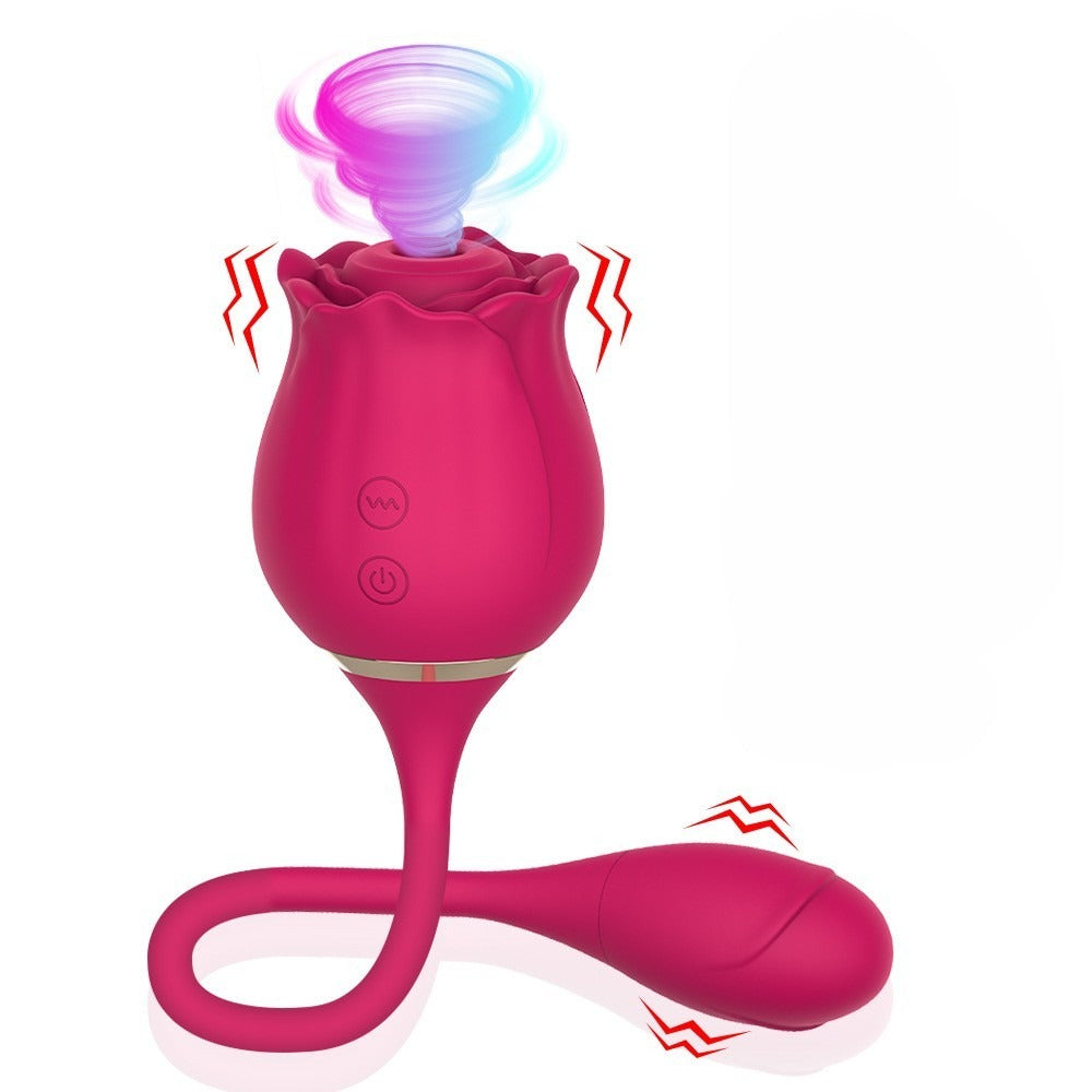 Sexeeg Rose Vibrators Sucker Oral Vagina Sucking Vibrator