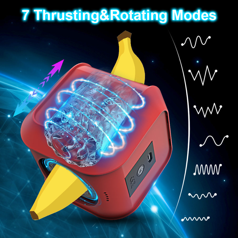Sexeeg Magic Cube - Thrusting Rotation Male Masturbator Cup Water Proof