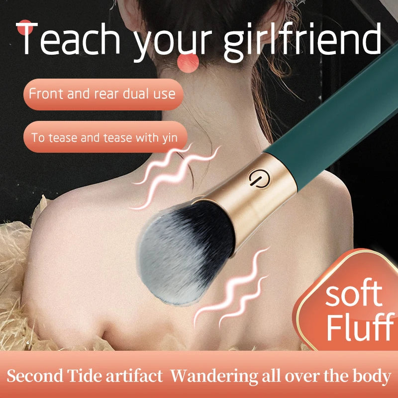 sexeeg Brush Vibrator 2.1  for Women G-Spot Nipple Clitoral Makeup Stimulator