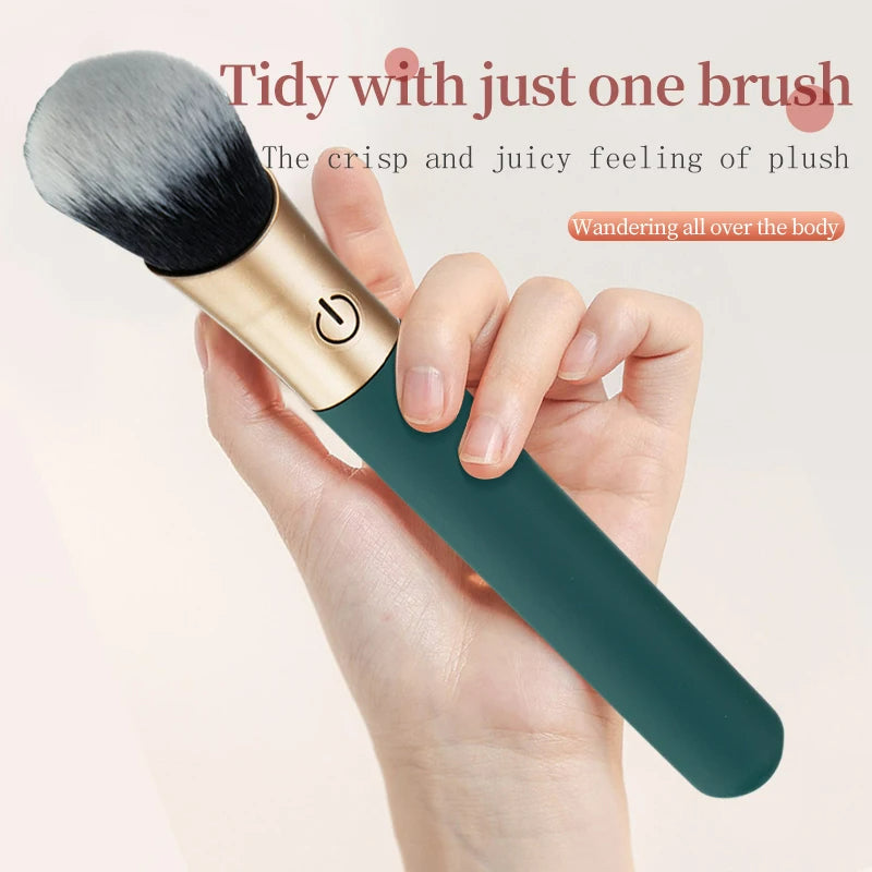 sexeeg Brush Vibrator 2.1  for Women G-Spot Nipple Clitoral Makeup Stimulator