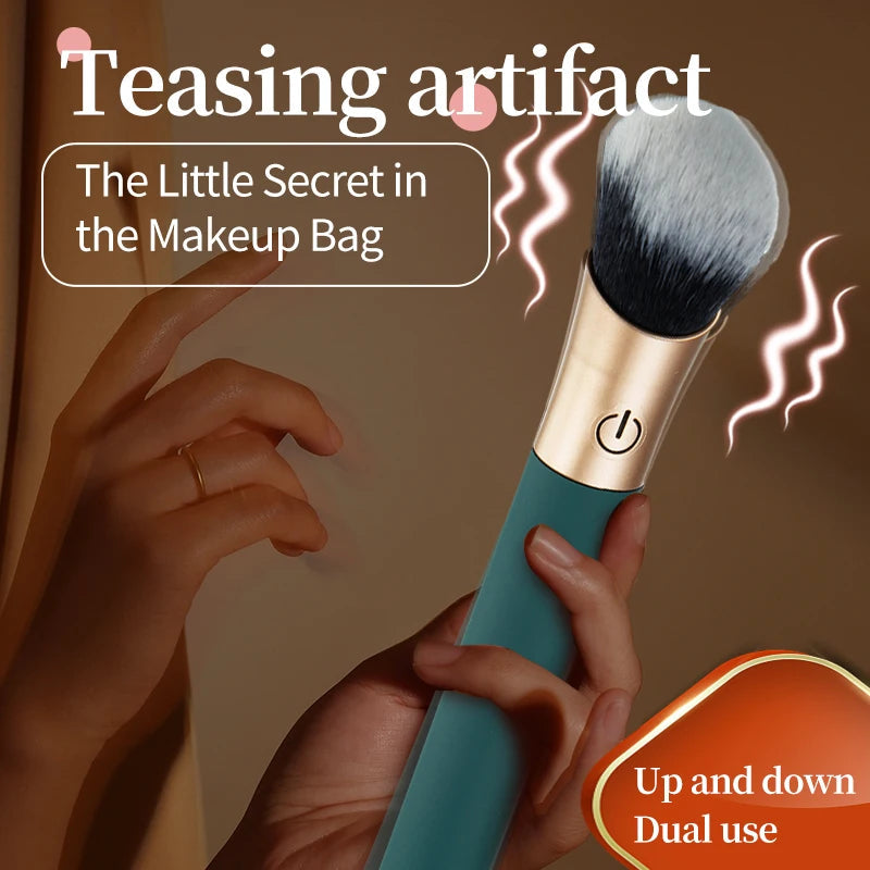 sexeeg Brush Vibrator 2.1 for Women G-Spot Nipple Clitoral Makeup Stimulator