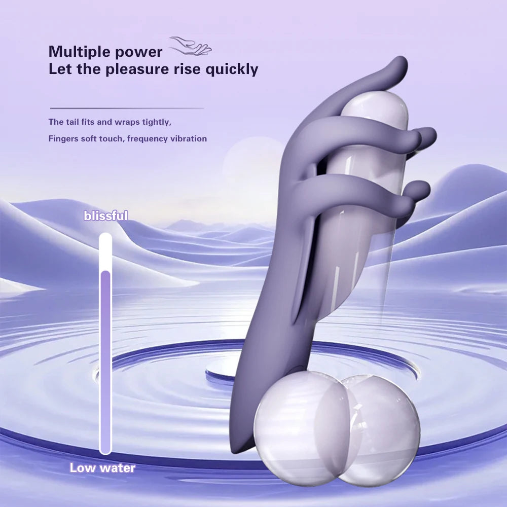 sexeeg Tender Jade finger Penis Trainer Men's Ejaculation Delay Glans Exerciser