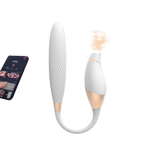 Sexeeg 12-Frequency Sucking Telescopic Female Masturbator