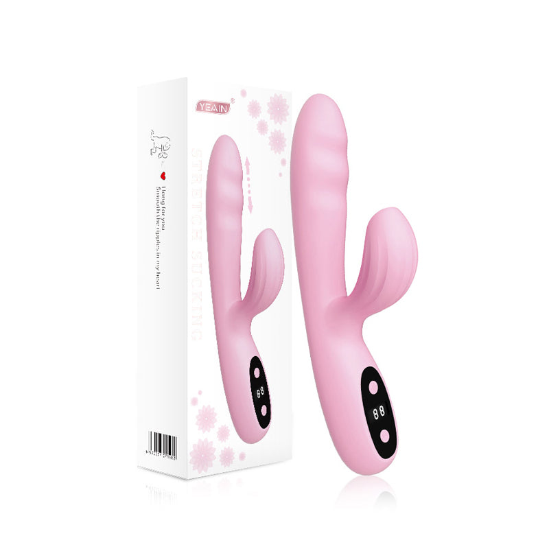 Sexeeg 5-Frequency Sucking Stretching and Heating Female Vibrator