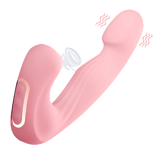 Sexeeg 10-Speed Vibrating Suction Thumping Female Masturbator