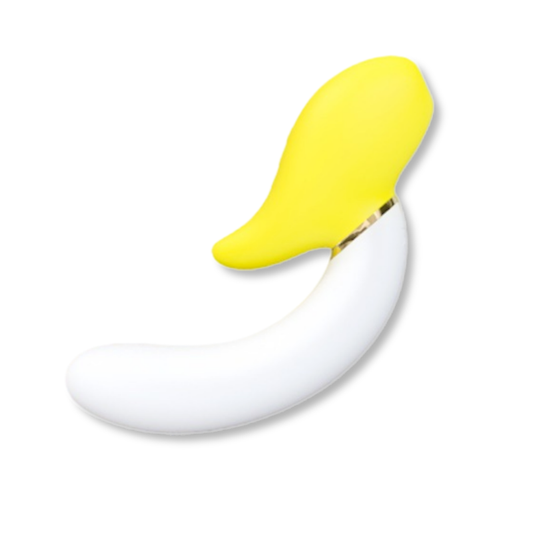 Sexeeg Rotating Banana Vibrator Sucking Double Vibration Masturbation Sex Toy 