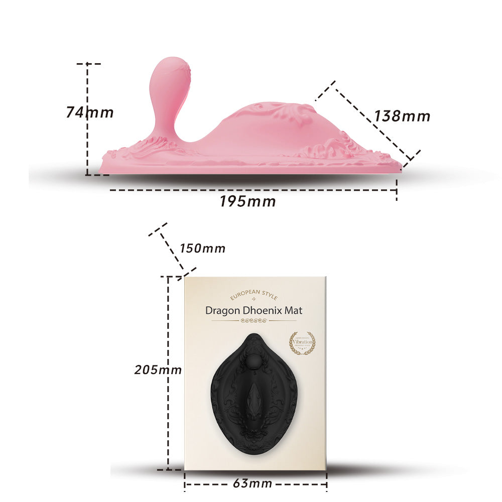 Sexeeg Dragon Phoenix Cushion Vibrator with Remote Control 