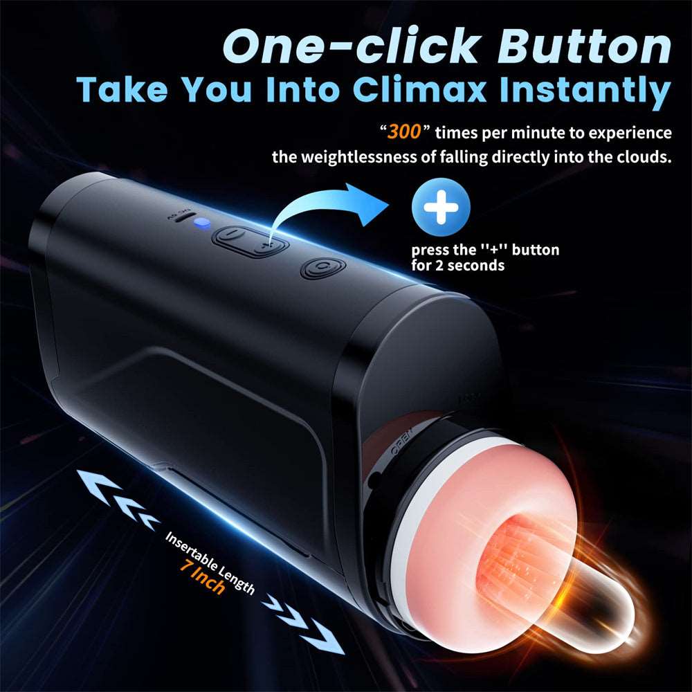 Sexeeg Big Cup Automatic Telescopic Penis Stimulation Pocket Pussy Stroker Masturbation Cup 