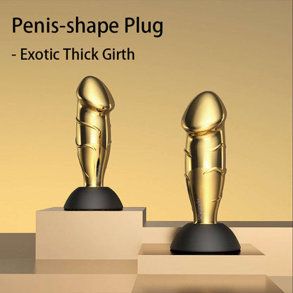 Sexeeg Drunken King Kong Gilded Prostate Massager Masturbation Stick Anal Plug 