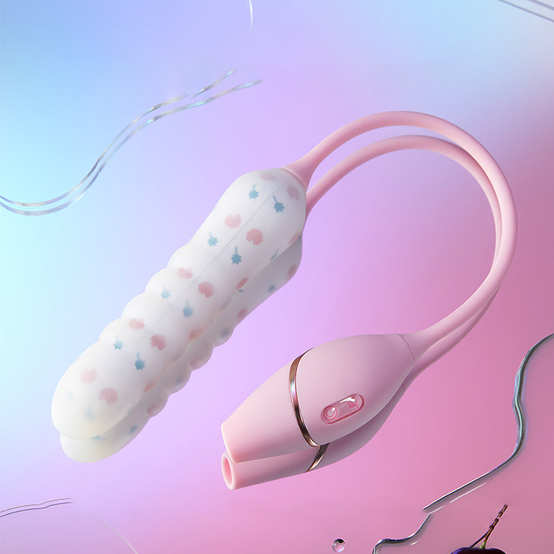 Sexeeg Telescoping Sucking Vibrator 