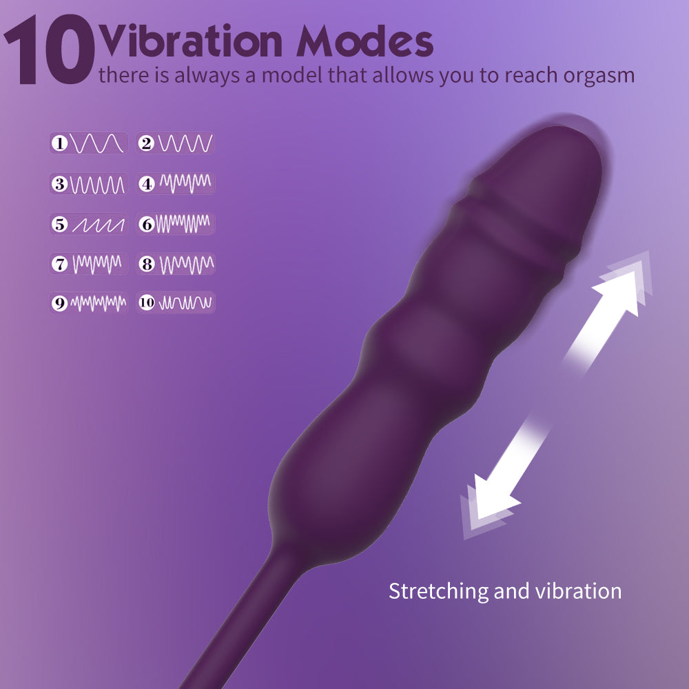 Sexeeg 10 Frequency Sucking Telescopic Vibrator 