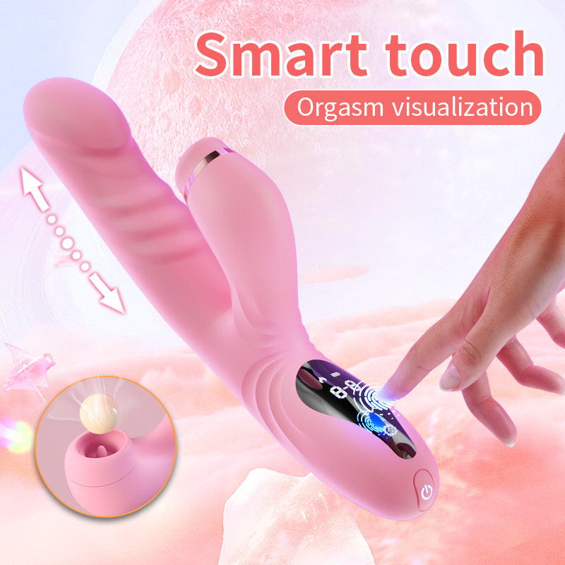 Sexeeg Electric Heated Vibrator Automatic Sucking Thrusting Machine For Women 