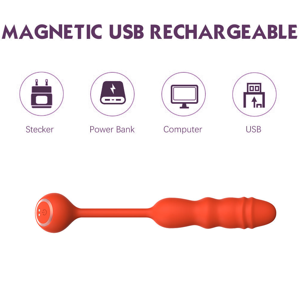 Sexeeg 10 Frequency Telescopic Vibrator 