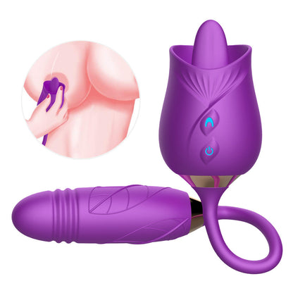 Sexeeg The Rose Toy With Bullet Vibrator Pro 