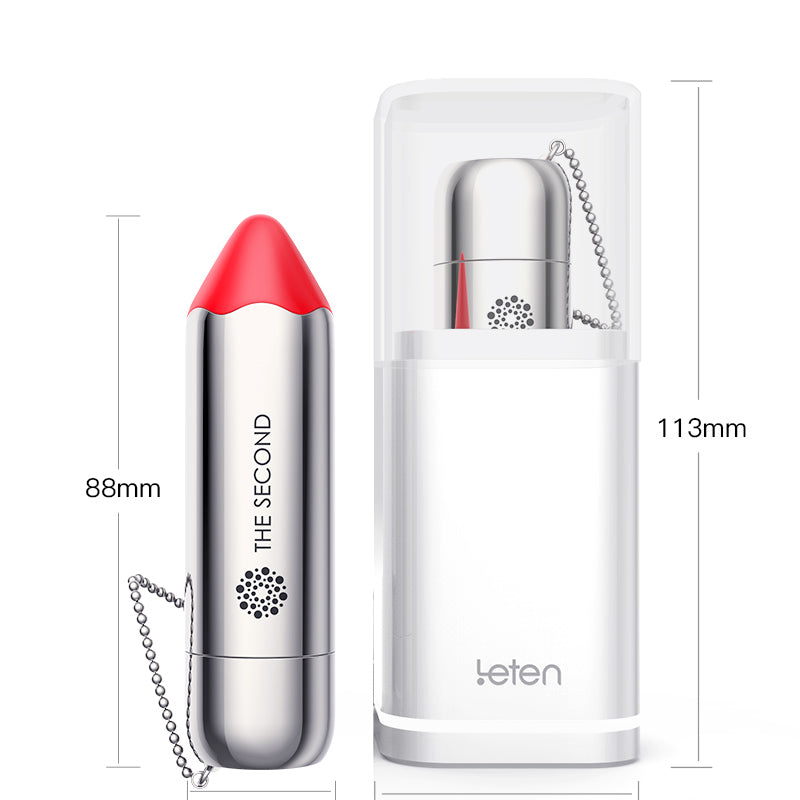 Sexeeg Little Silver Bullet Lipstick Vibrator 
