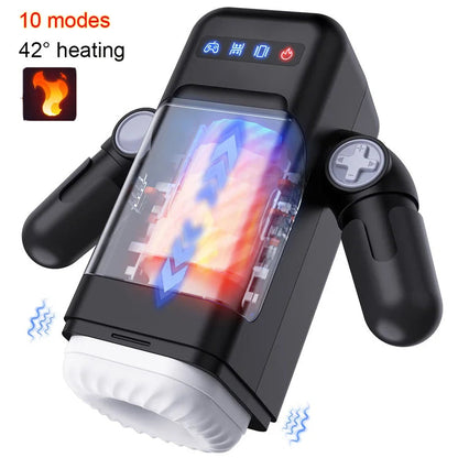 Sexeeg Game cup - Thrust Vibration Masturbator With Heating Function 