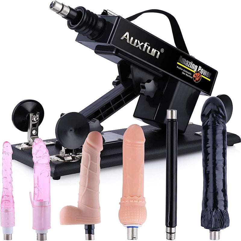 Sexeeg Automatic Sex Machine Sex Toys,Thrusting Machines for Men Women,Love Machine Device Gun with 6 Attachments 