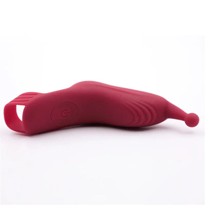 Sexeeg Wearable Finger Vibrator — 10 Modes & Flexible Ring