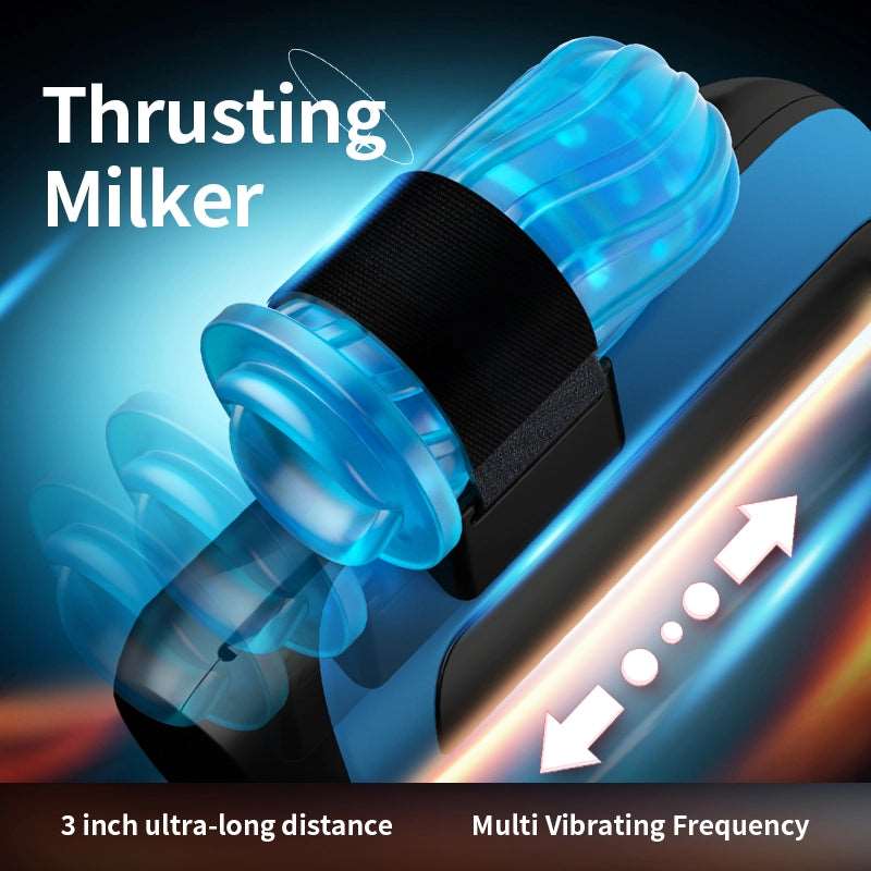 Sexeeg Auto Thrusting Vibrating Stroker Male Masturbator