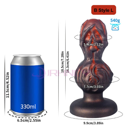 Anal Toys Silicone Butt Plugs Platinum Liquid Silicone Anal Dildo Adult Sex Toy for Women Men But Plug