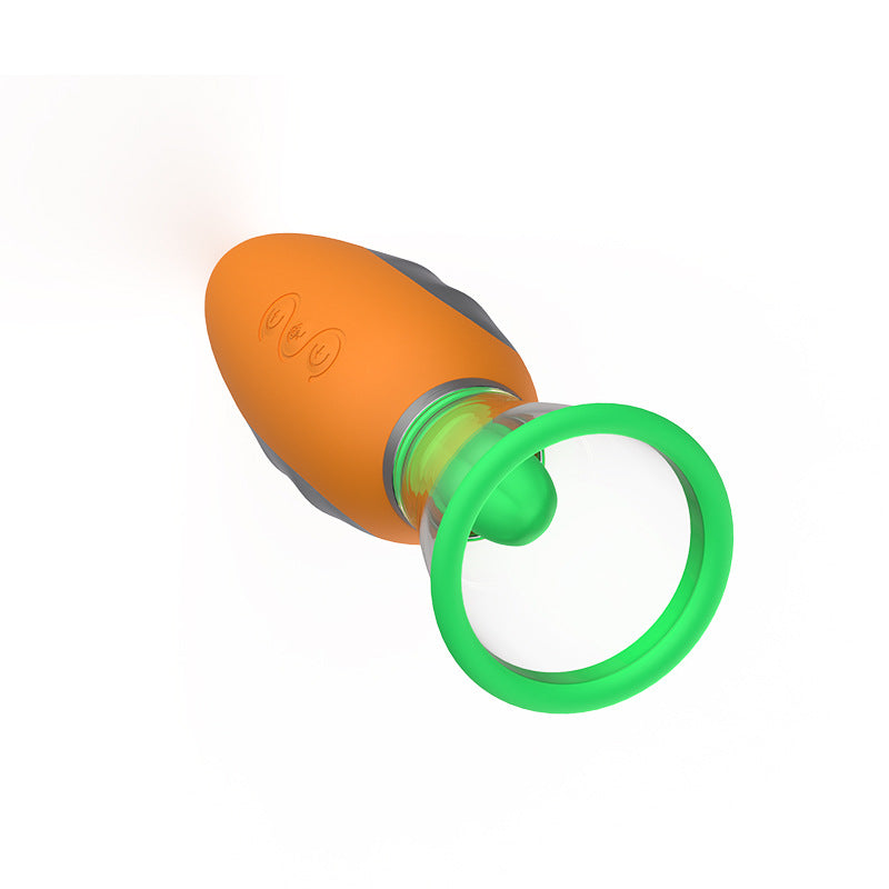 Sexeeg Carrot Vibrator Female Masturbator Vibration Av Automatic Heating Sucking Tongue Licker Pluggable 