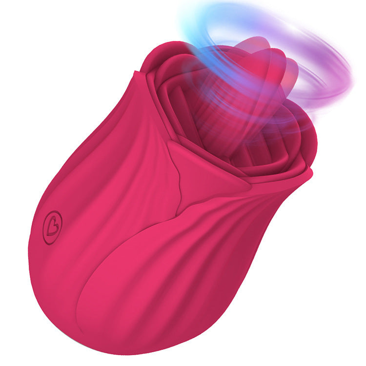 Sexeeg New Rose Tongue-licking Vibrator 