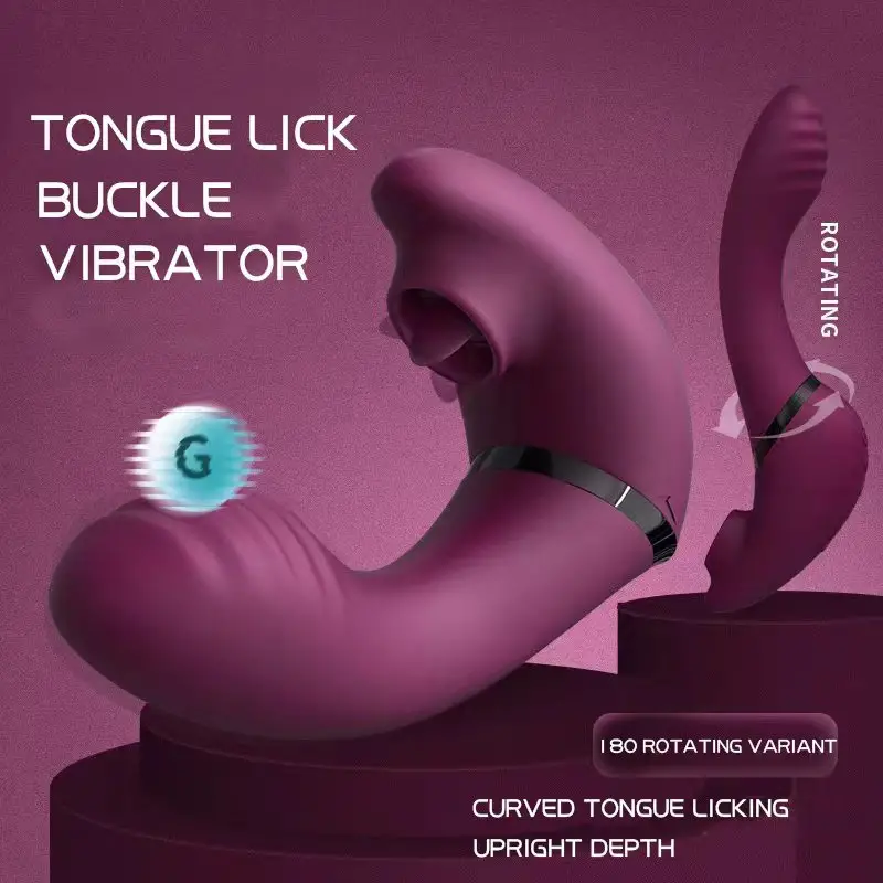 Sexeeg Spinning Sucking Vibrator 
