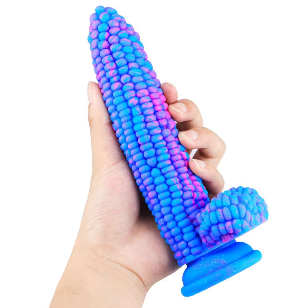 Sexeeg Corn Silicone Dildo Huge Penis Anal Plug 