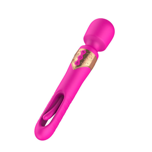 Sexeeg 3 In 1 Hollow Slapping Wand Vibrator 