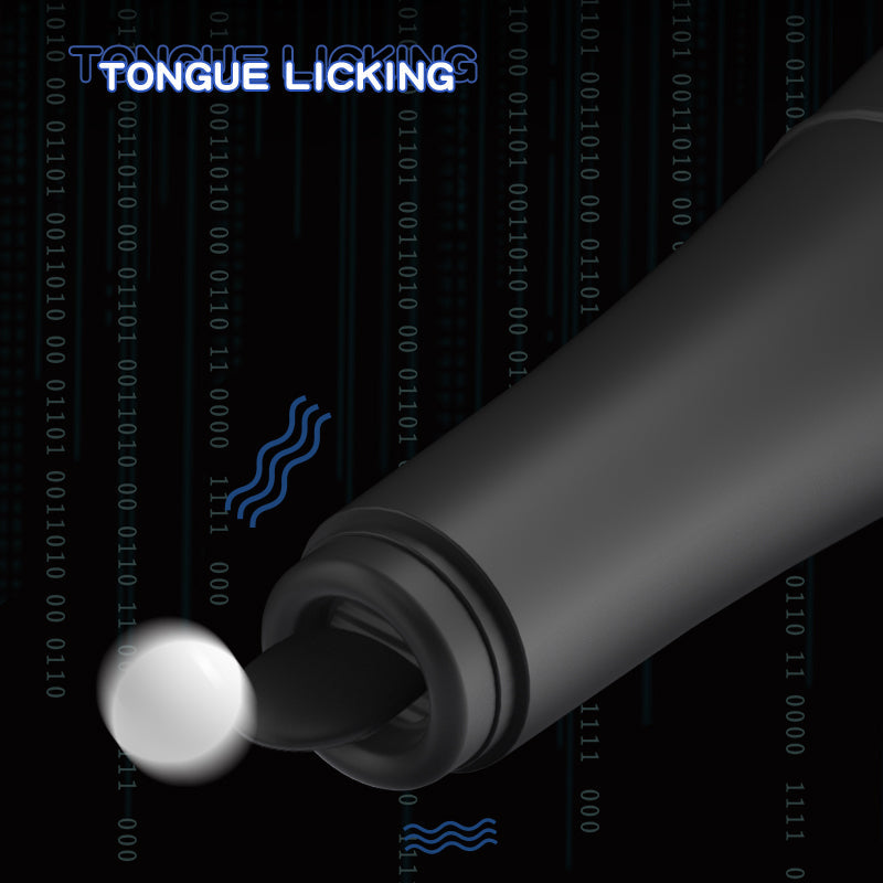 Sexeeg Baseball - Automatic Telescopic Dildo With Tongue Licking And Heating Function 