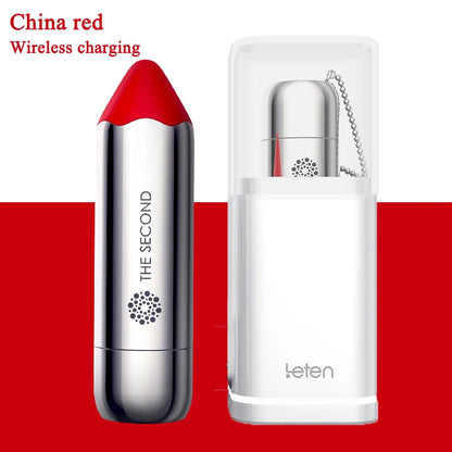 Sexeeg Little Silver Bullet Lipstick Vibrator 