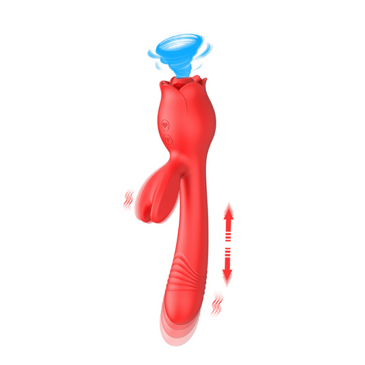 Sexeeg Rose Vibrator G Spot Clitoral Stimulator