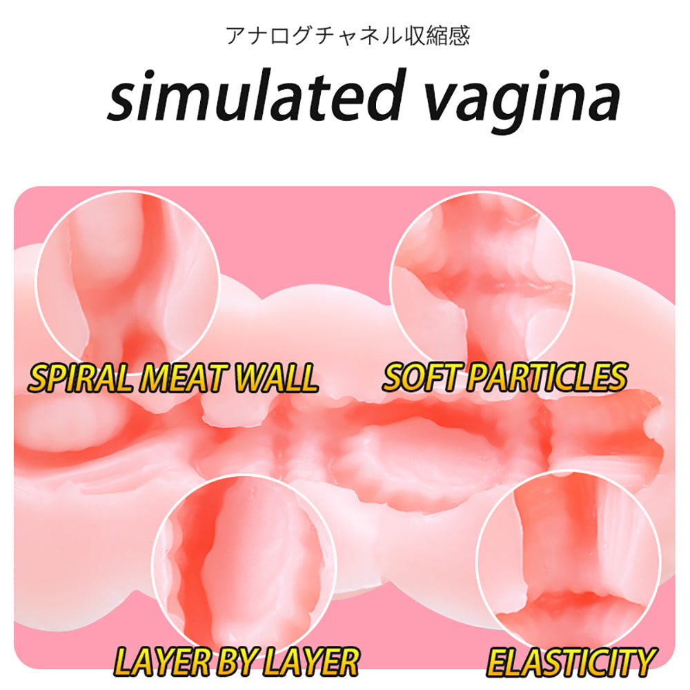 Sexeeg Silicone Breast Real Vaginas Male Masturbation Cup 