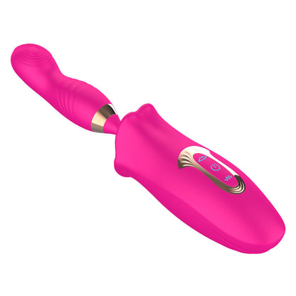 Sexeeg Rose Muncher Bite Vibrator G Spot Clitoris Stimulator Vagina Sucking Masturbator 