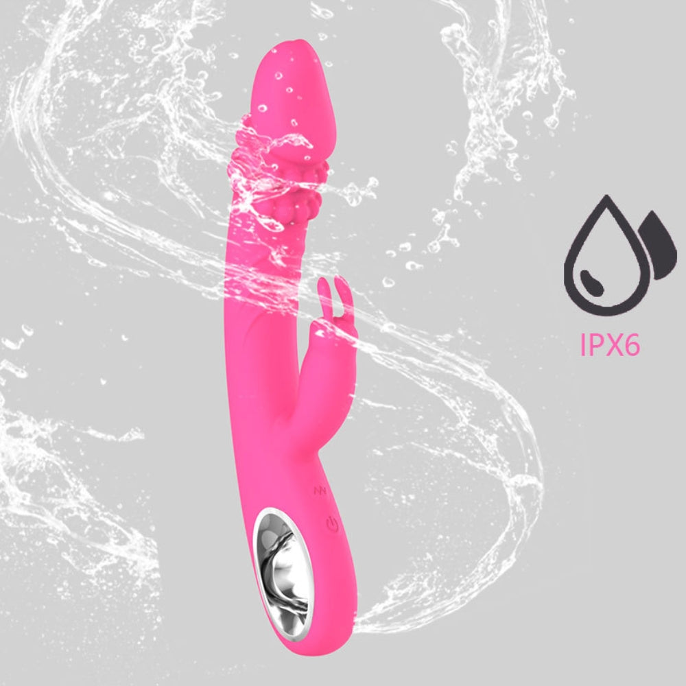 Sexeeg Heating Pearl Rabbit Vibrator 