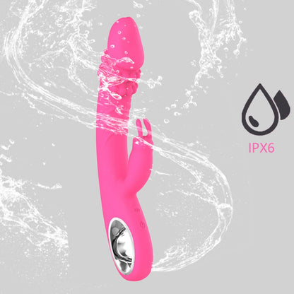 Sexeeg Heating Pearl Rabbit Vibrator 