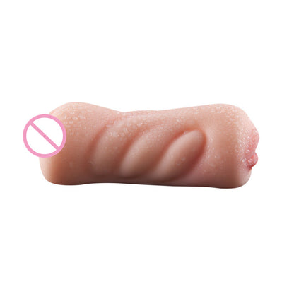 Sexeeg Double Head Oral Device Inverted Mold Simulation Tongue Mouth Masturbator Double Point For Men 