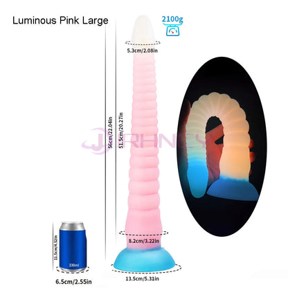 Long Anal Plug Octopus Tentacles Luminous Butt Plug Silicone Anal Sex Toys