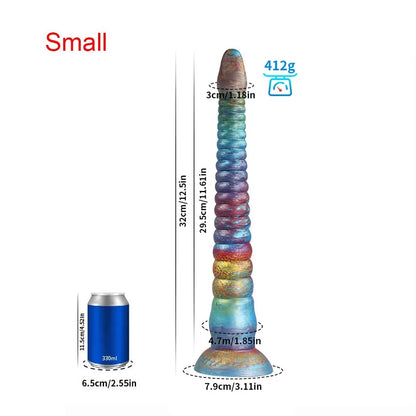 Long Anal Plug Octopus Tentacles Luminous Butt Plug Silicone Anal Sex Toys