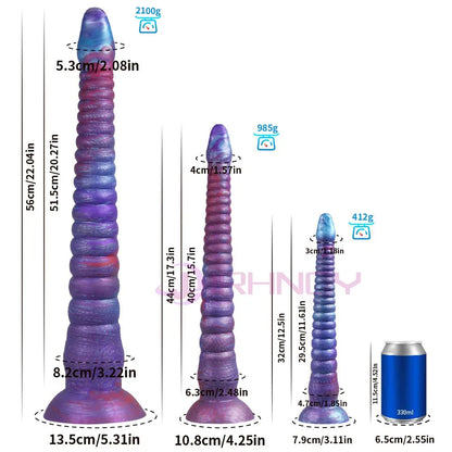 Long Anal Plug Octopus Tentacles Luminous Butt Plug Silicone Anal Sex Toys