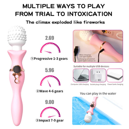 Sexeeg Female Vibrating Massage Magic Wand Masturbation Vibrator 