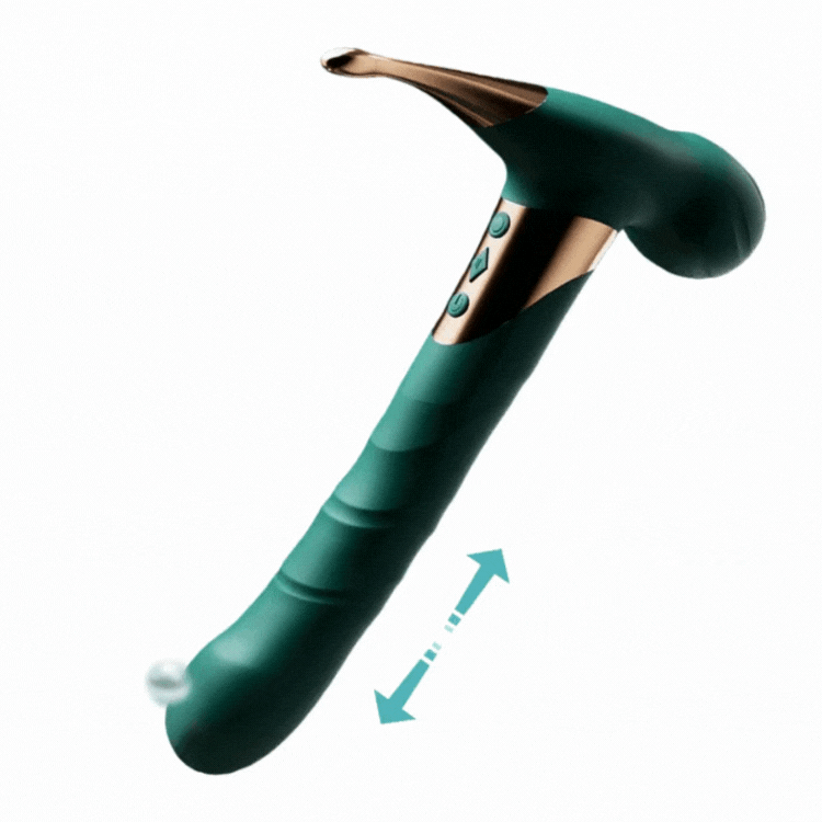SexeegThor Hammer - Telescopic Sucking Vibrator G-spot Stimulation 