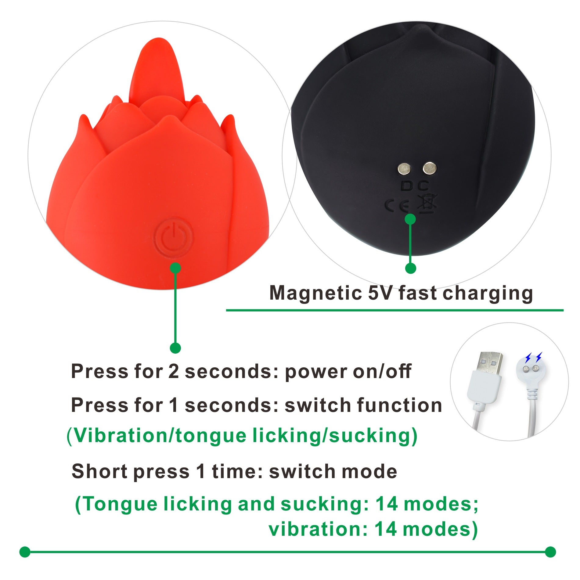 Sexeeg Rose Vibration Jump Egg Wireless Remote Control App 