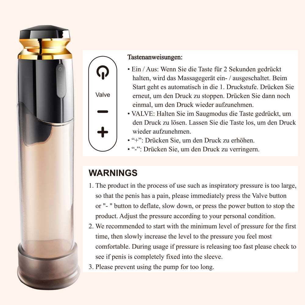 Sexeeg Electric Penis Enlargement Male Masturbation Cup Water Bath Air Vacuum Pump 