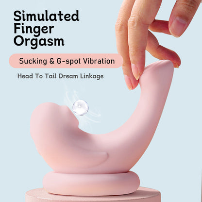 Sexeeg 5-Frequency Vibration Sucking Seal Vibrator 