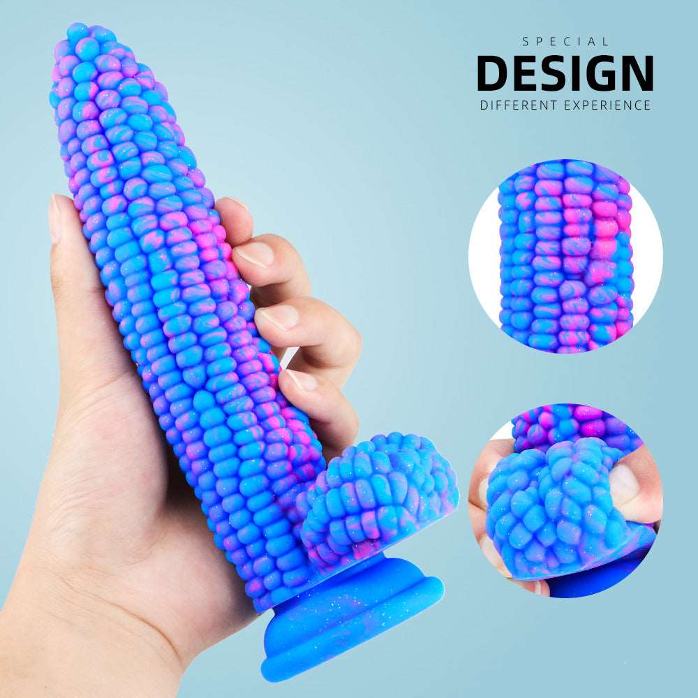 Sexeeg Corn Silicone Dildo Huge Penis Anal Plug 