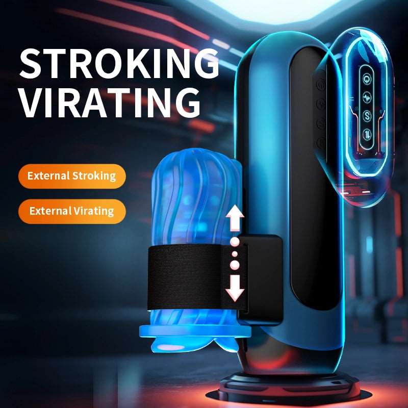 Sexeeg Auto Thrusting Vibrating Stroker Male Masturbator