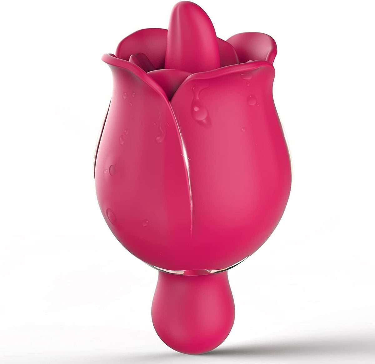 Sexeeg Rose Tongue Vibrator — G-Spot & 9 Modes
