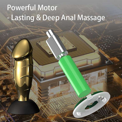 Sexeeg Drunken King Kong Gilded Prostate Massager Masturbation Stick Anal Plug 